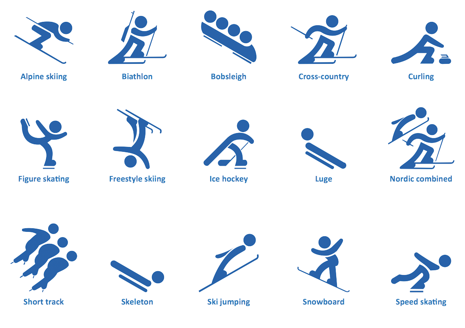 Winter icons