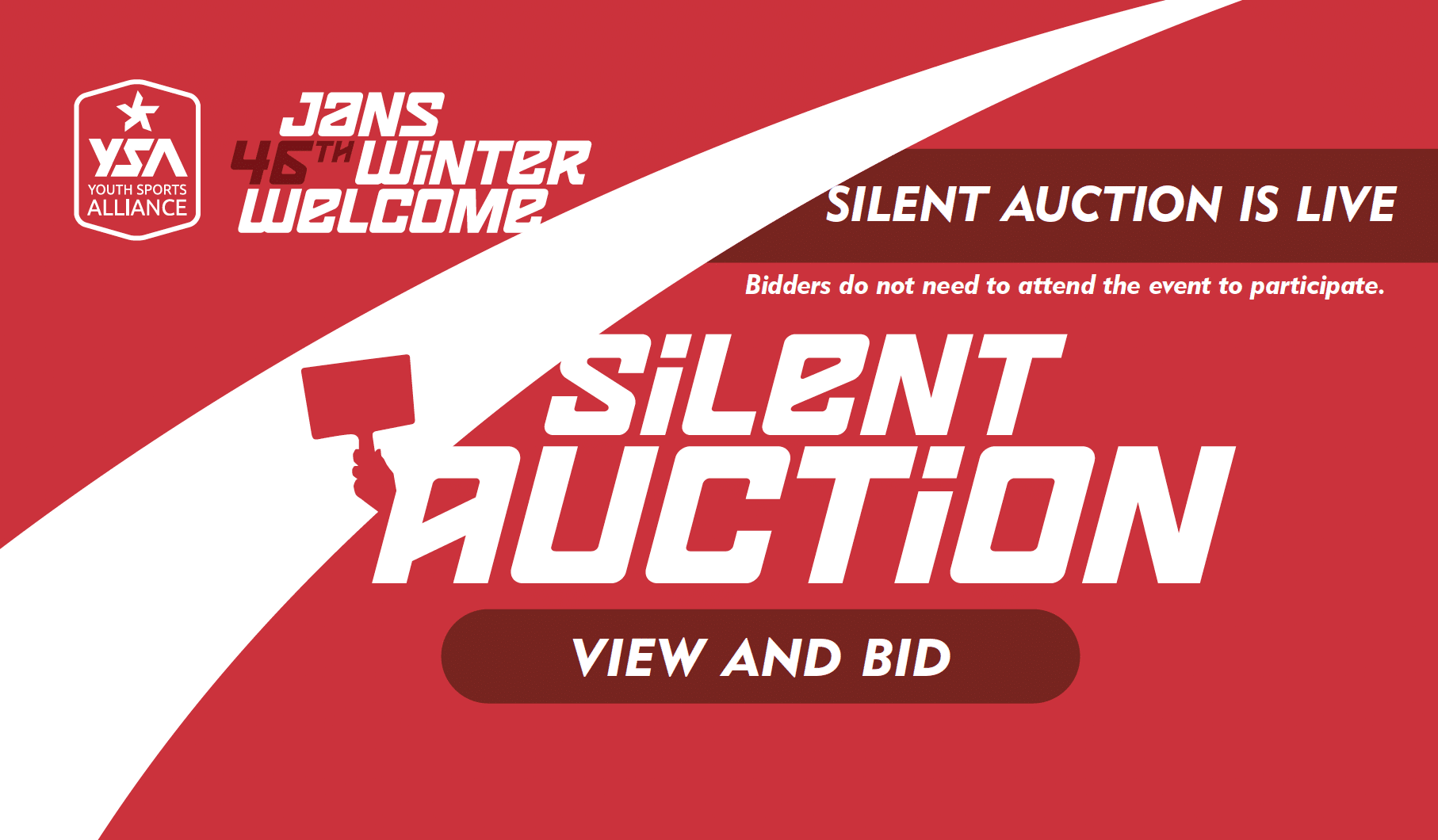 Silent auction is live